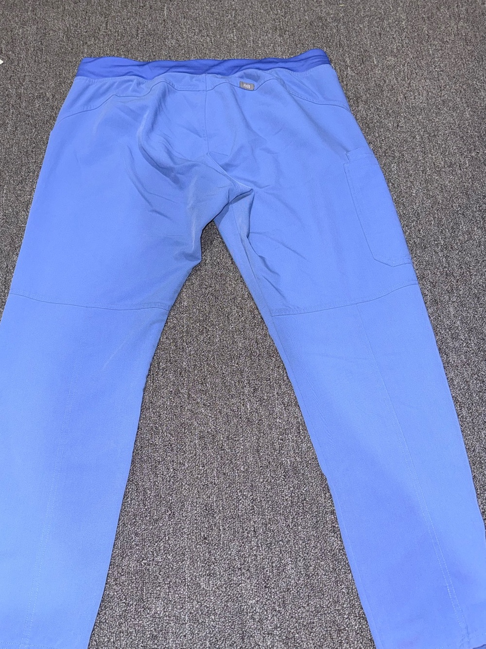 FIGS CEIL Blue Drawstring Pants - Picture 2 of 3